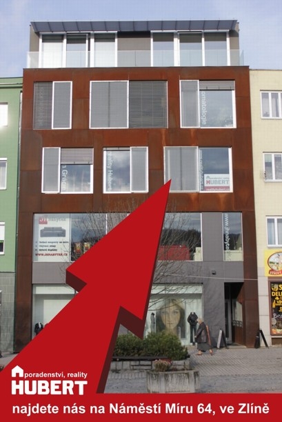 Pronájem: komerční - garážového stání 14 m² (20 míst) v centru Zlína